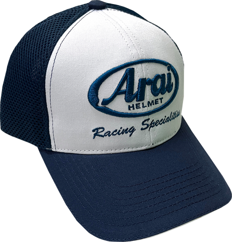 Arai Mesh Hat - White/Navy - One Size