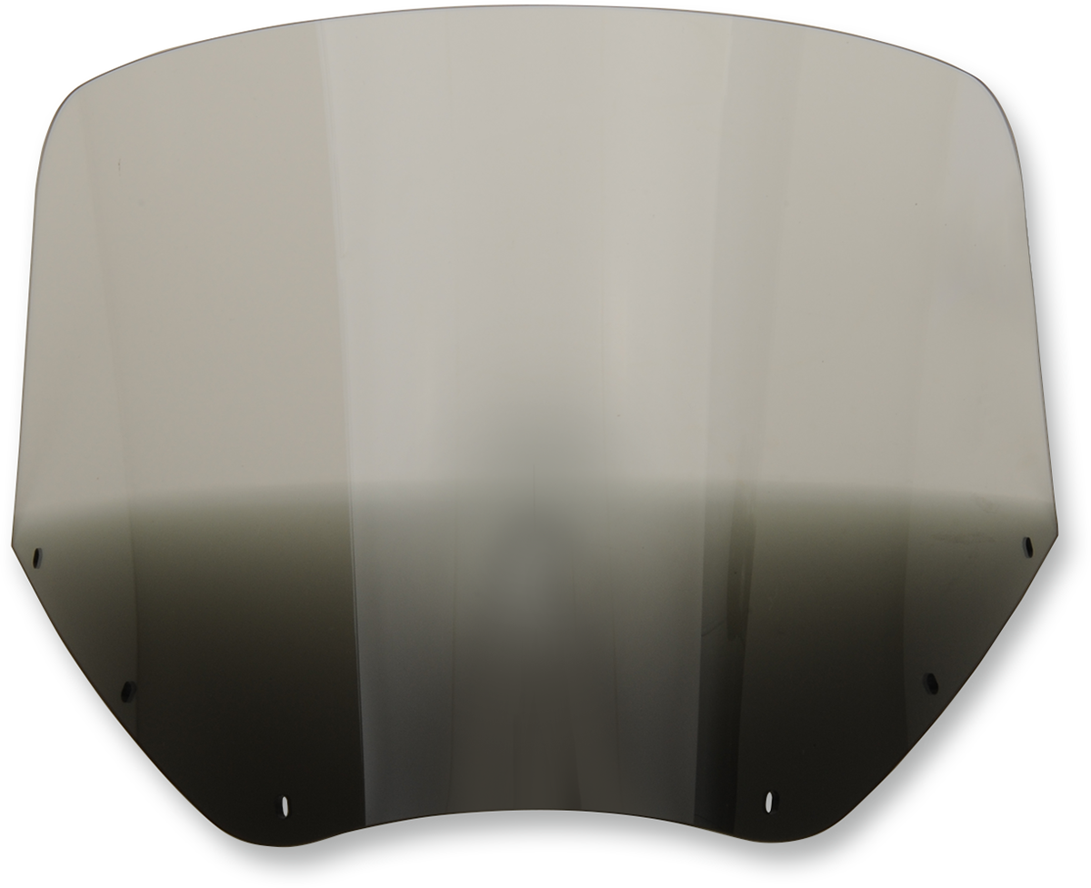 Road Warrior Windshield - Black Smoke - 11\"