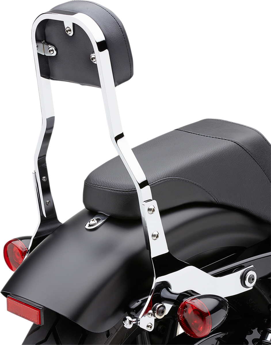 Backrest Kit - 14\" - Chrome - Softail 2000 - 2017