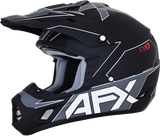 FX-17 Helmet - Aced - Matte Black/White - Small