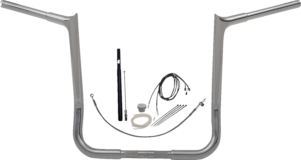 Handlebar Kit - Pointed Top - 16\" - Chrome 2021 - 2022