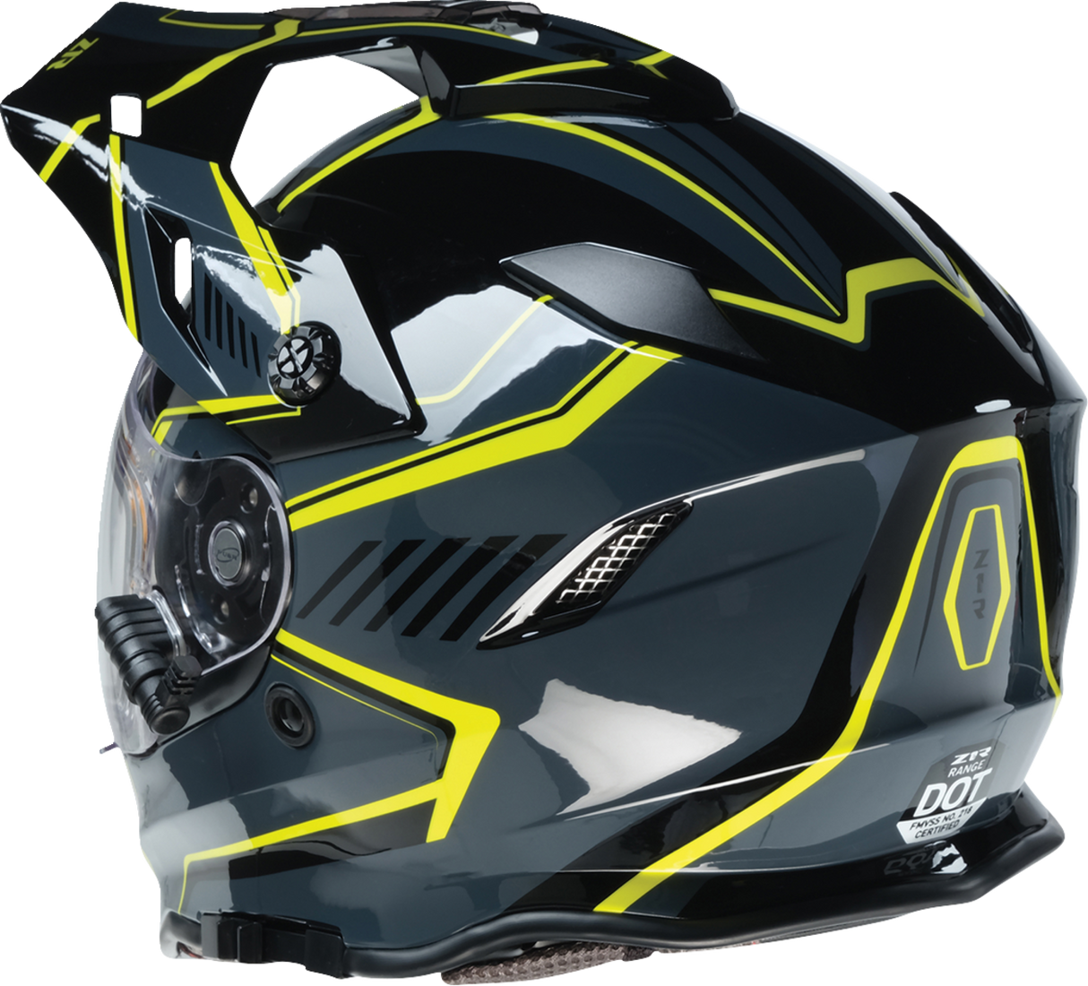 Range Helmet - Rotor - Black/Hi-Viz - XS