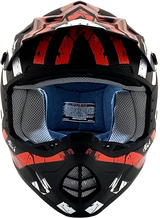 FX-17Y Helmet - Attack - Matte Black/Red - Medium