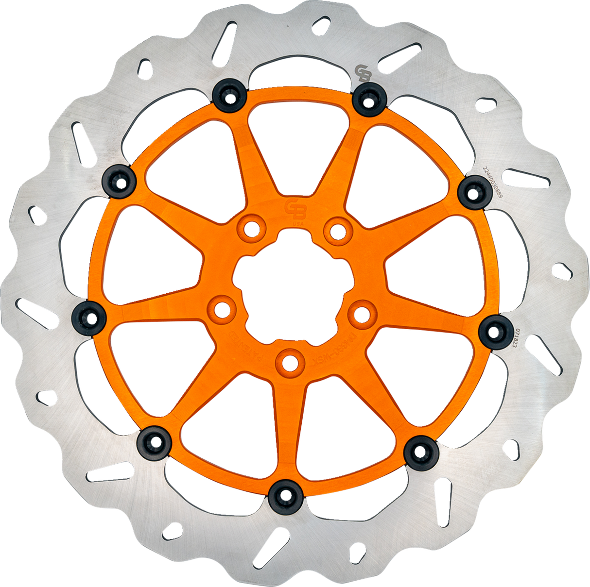 Brake Rotor - Front - Orange