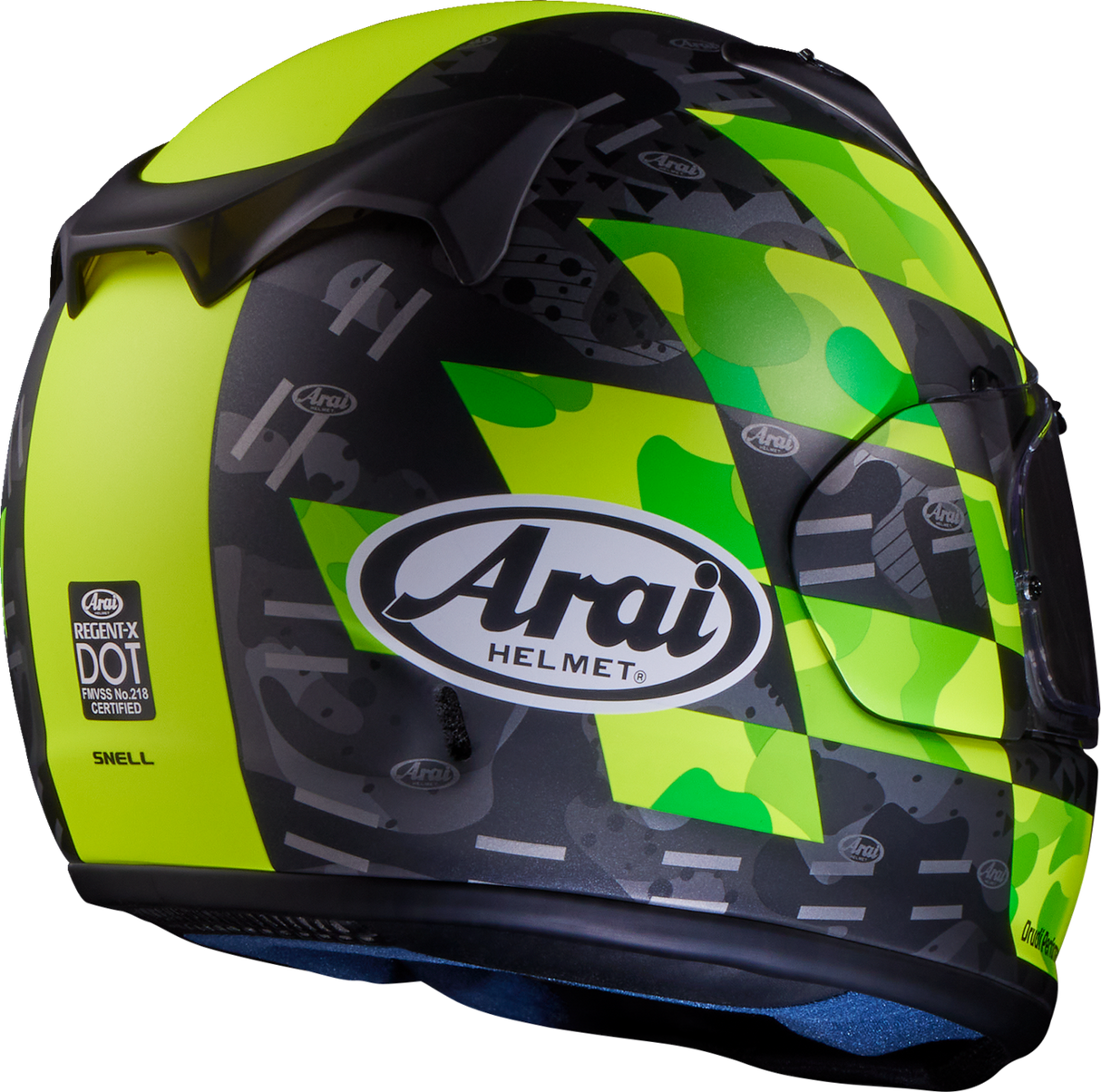 Regent-X Helmet - Patch - Yellow Frost - Small