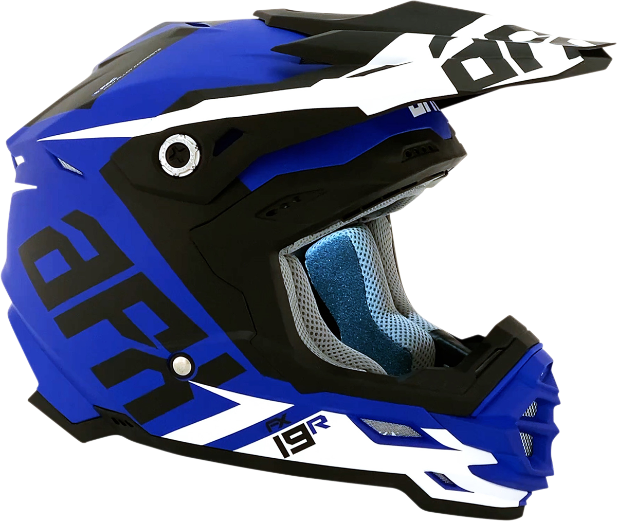 FX-19R Helmet - Racing - Matte Blue - Medium