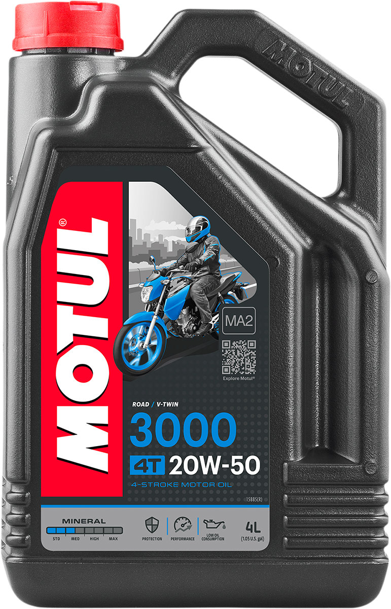 3000 Mineral 4T Engine Oil - 20W-50 - 1 U.S. gal.