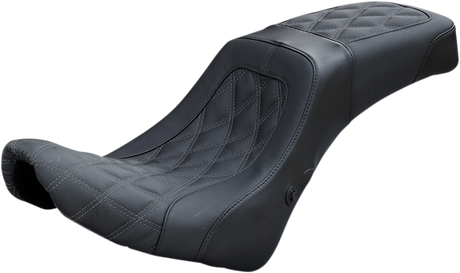 Airhawk Weekday 2Up XL Seat - no Backrest Receptacle - Diamond Stitch - Air - FL/FXBB \'18-\'23 2018 - 2023