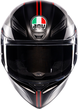 K1 S Helmet - Lap - Matte Black/Gray/Red - XL