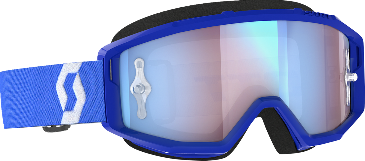 Primal Goggles - Blue/White - Blue Chrome Works