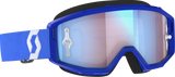 Primal Goggles - Blue/White - Blue Chrome Works