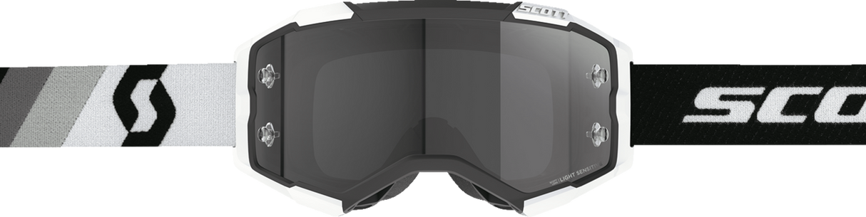 Fury Goggle - Premium Black/White - Light Sensitive Gray