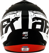 FX-17Y Helmet - Attack - Matte Black/Red - Medium