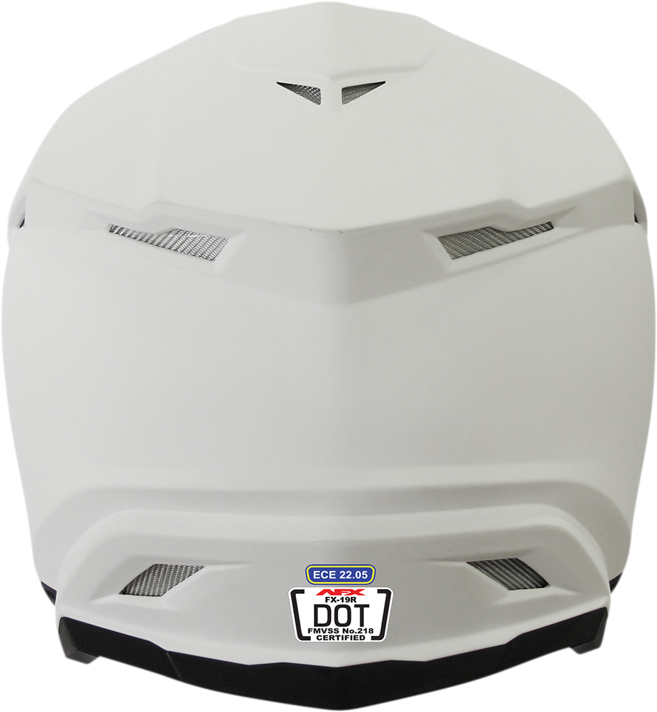 FX-19R Helmet - Matte White - Medium