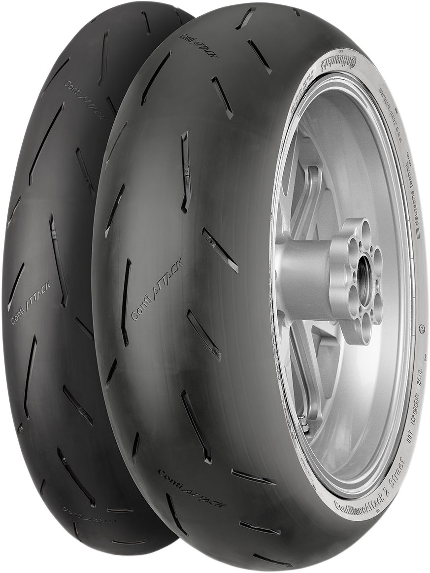 Tire - ContiRaceAttack 2 Street - Front - 120/70ZR17 - (58W)