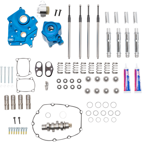 Cam Chest Kit with Plate - Chain Drive - Water Cooled - 550 Cam - Chrome Pushrods - M8 2017 - 2021