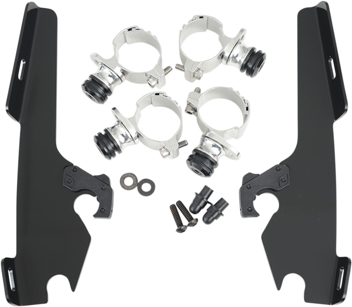 Batwing Trigger Lock Mounting Kit - VT 750/1100 - Black 1995 - 2014