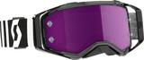 Prospect Goggles - Racing Black/White - Purple Chrome Works