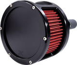 BA Race Series Air Cleaner Kit - Black Anodized - Red filter 2017 - 2022