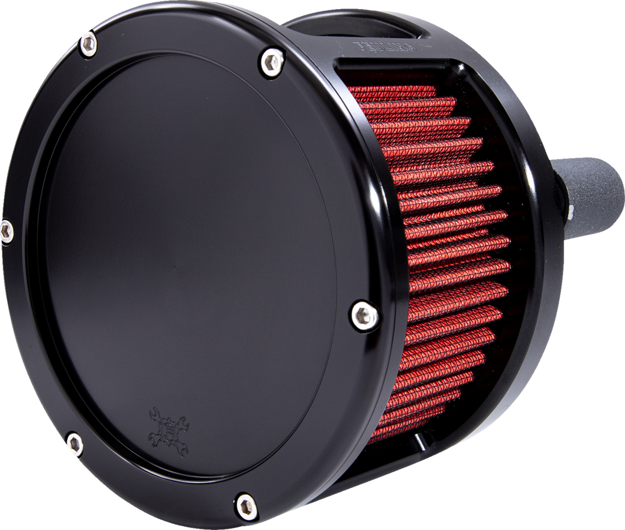 BA Race Series Air Cleaner Kit - Black Anodized - Red filter 2017 - 2022