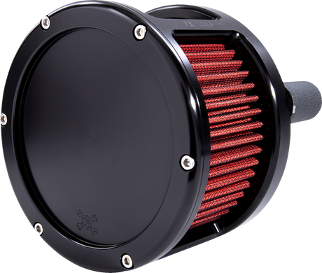 BA Race Series Air Cleaner Kit - Black Anodized - Red filter 2017 - 2022