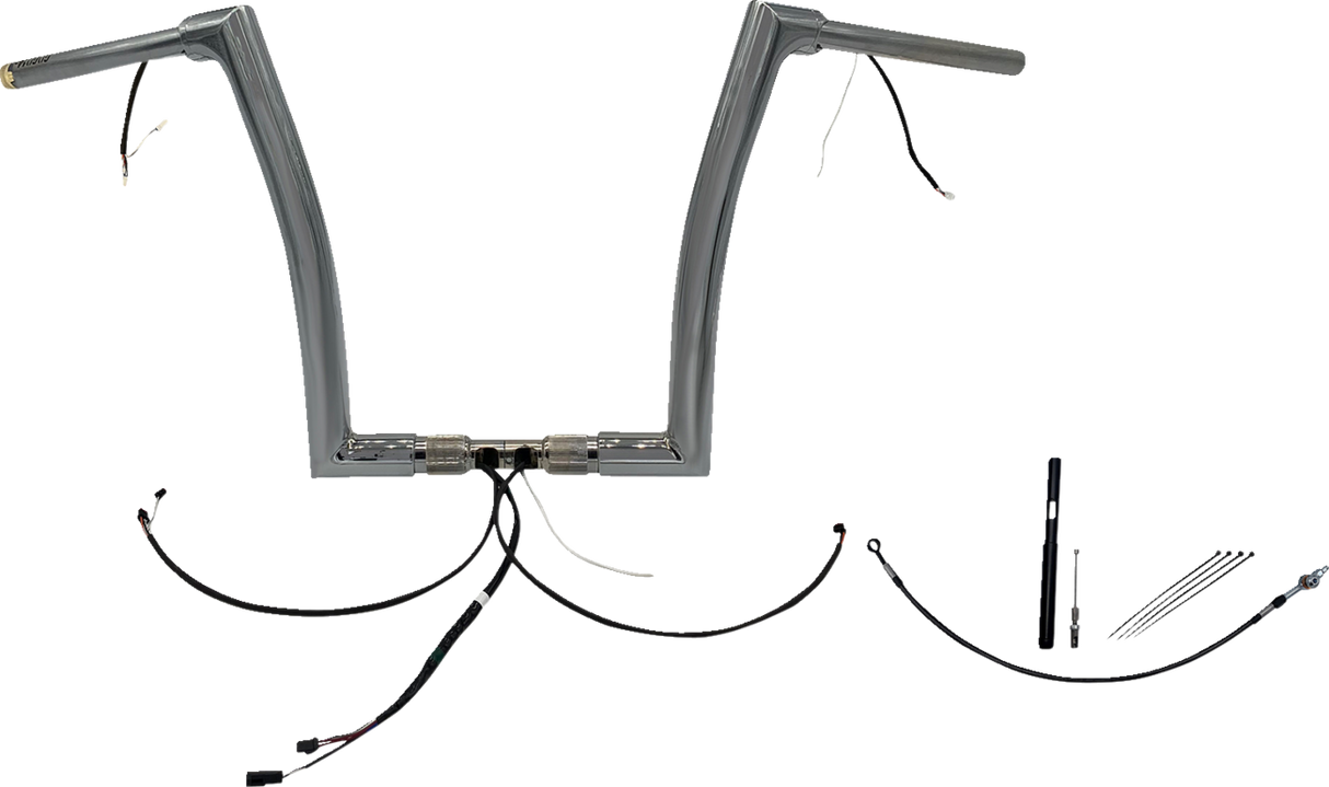 Handlebar Kit - Flat Top - 14\" - Chrome 2021 - 2022