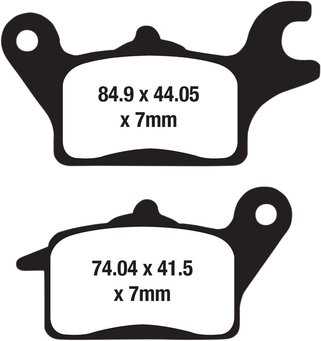 Organic Brake Pads - Z 125 Pro - FA691 2017 - 2020