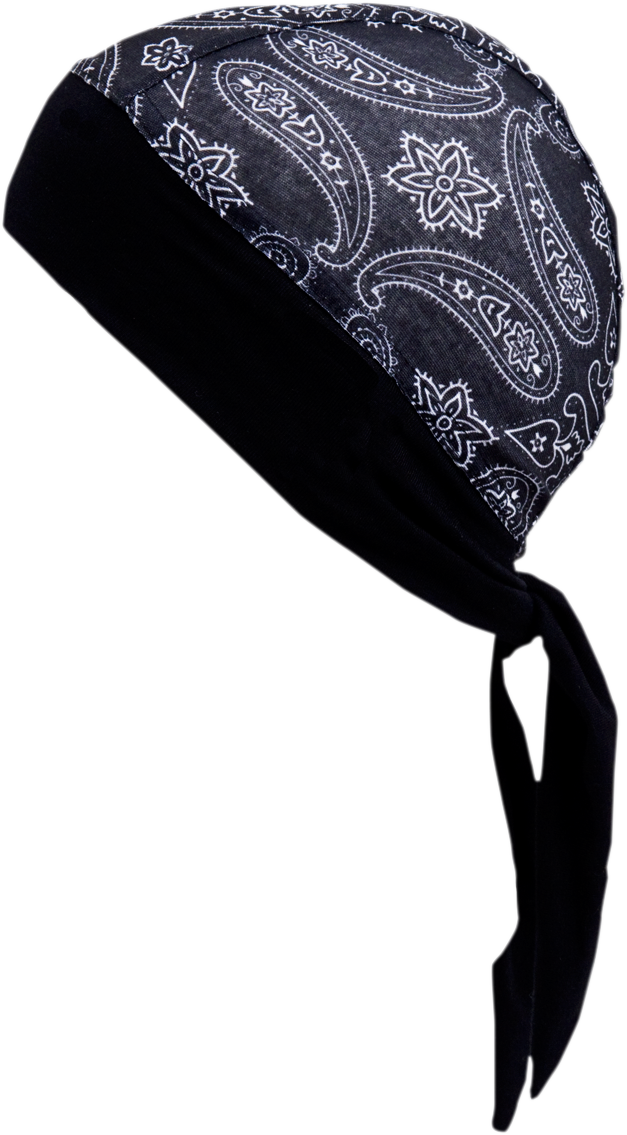 Z-Wrap - Black/White Paisley