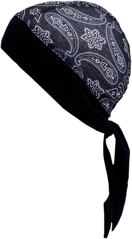 Z-Wrap - Black/White Paisley