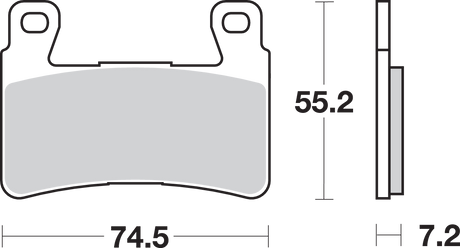 HS Brake Pads - Honda - 734HS 1999 - 2006