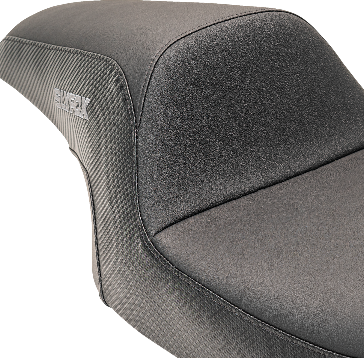 Slyfox Seat - Gray Logo - Smooth Vinyl - Carbon Fiber - FL \'08-\'23 2008 - 2023