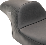 Slyfox Seat - Gray Logo - Smooth Vinyl - Carbon Fiber - FL \'08-\'23 2008 - 2023