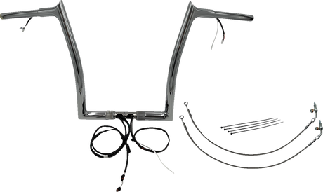 Handlebar Kit - Pointed Top - 14\" - Chrome 2016 - 2020