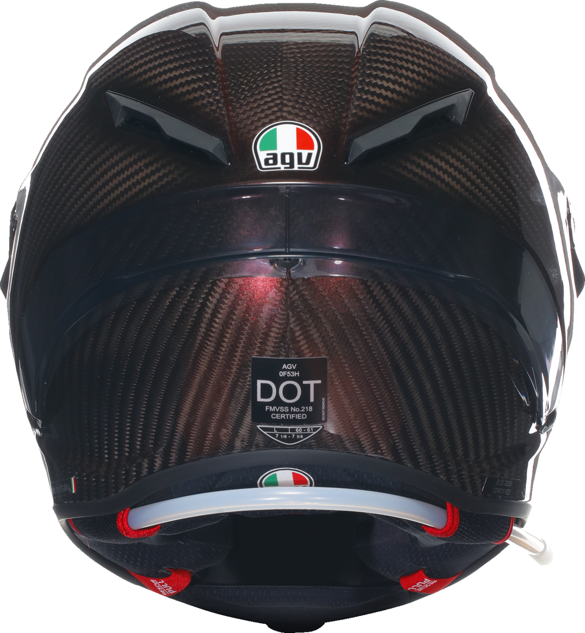 Pista GP RR Helmet - Red Carbon - Small