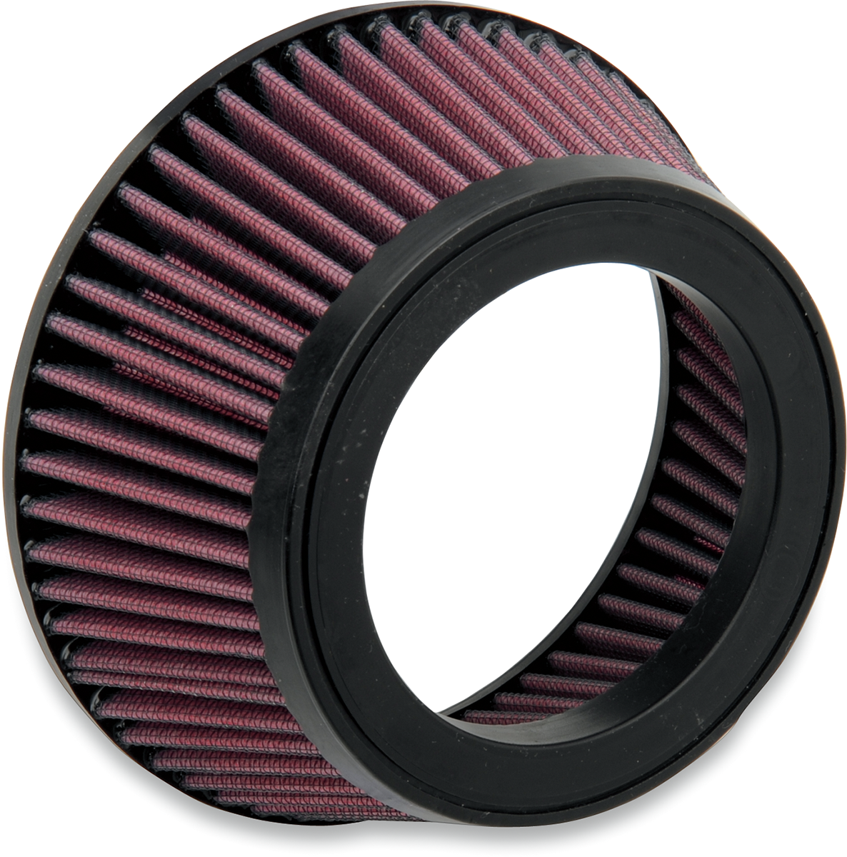 Replacement Air Filter - Red - LA Choppers/Affliction Air Cleaners - Big Twin 1993 - 2017