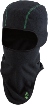 Balaclava Fleece - Black/Green - Large/XL