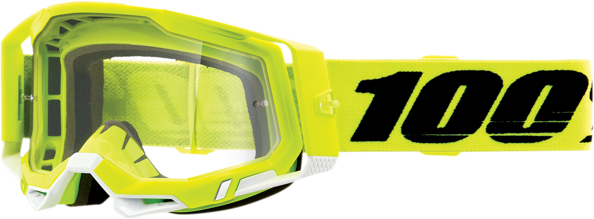 Racecraft 2 Goggles - Fluo Yellow - Clear