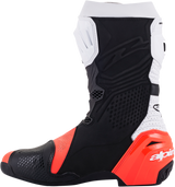 Supertech V Boots - Black/Fluo Red/White - US 6 / EU 39