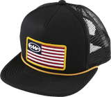 Stars & Bars Hat - Black - One Size