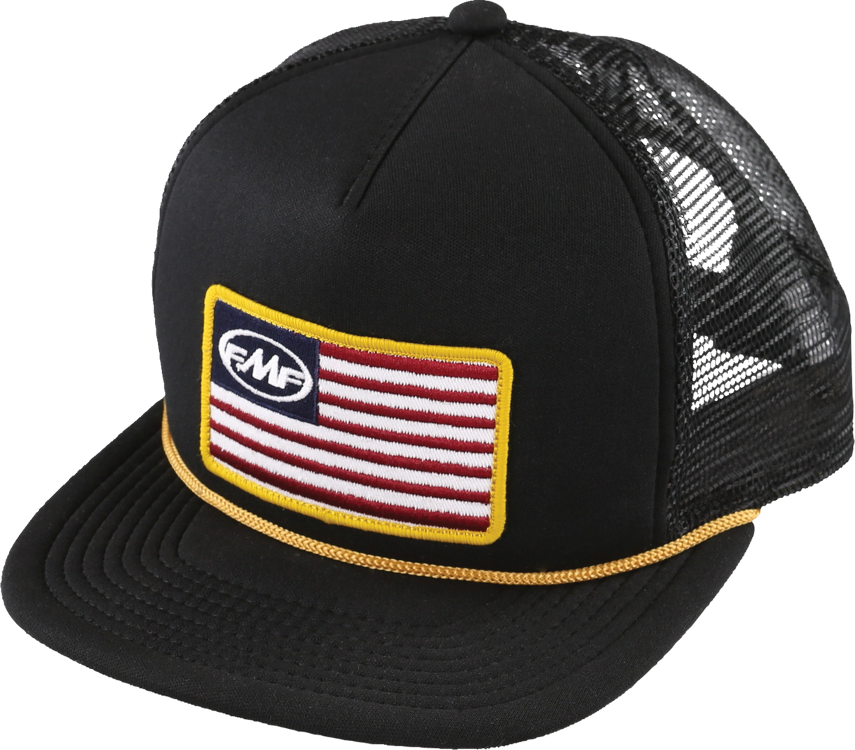 Stars & Bars Hat - Black - One Size