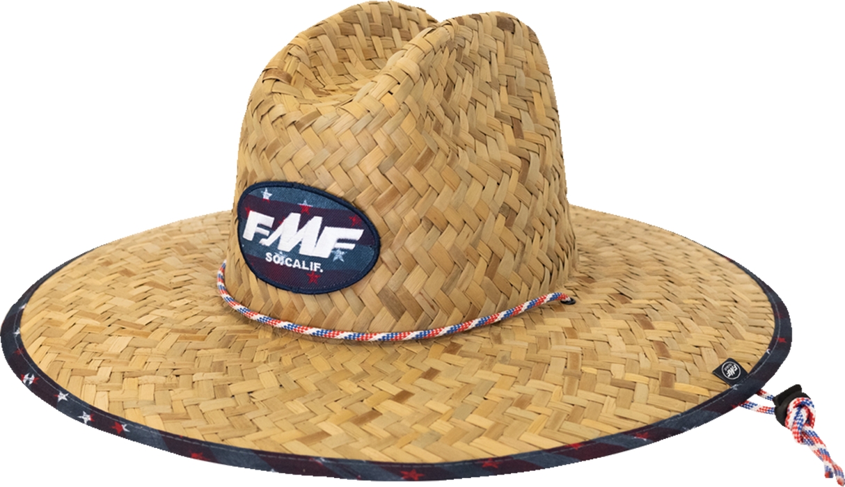 Old Glory Straw Hat - Natural - One Size