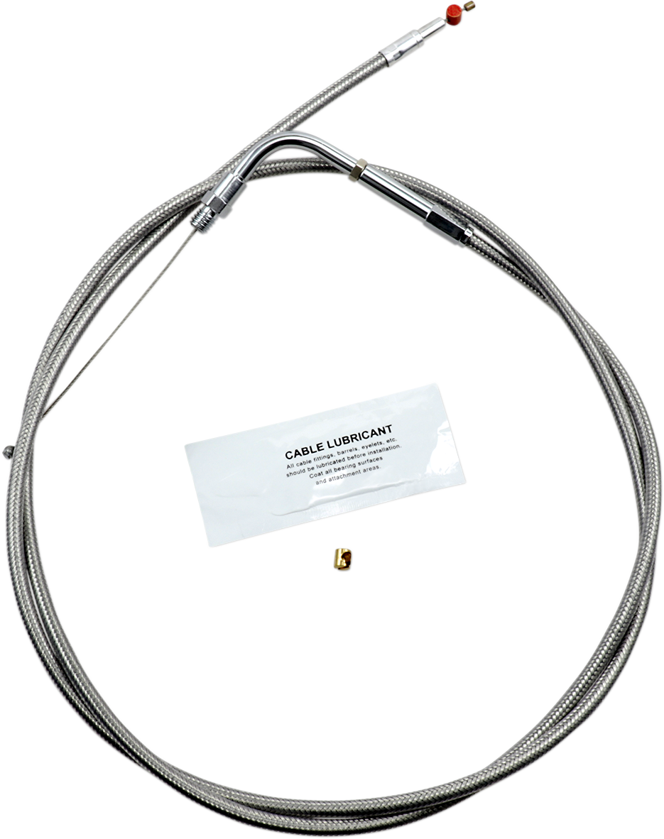 Throttle Cable - +12\" - Stainless Steel 1990 - 1995