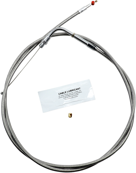 Throttle Cable - +12\" - Stainless Steel 1990 - 1995