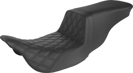 Tour Step-Up Seat - Front Lattice Stitch - Black - FL \'08-\'22 2008 - 2022