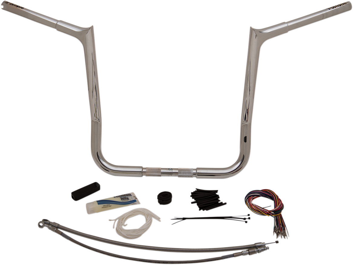 Handlebar Kit - Pointed Top - 16\" - Chrome 2008 - 2013