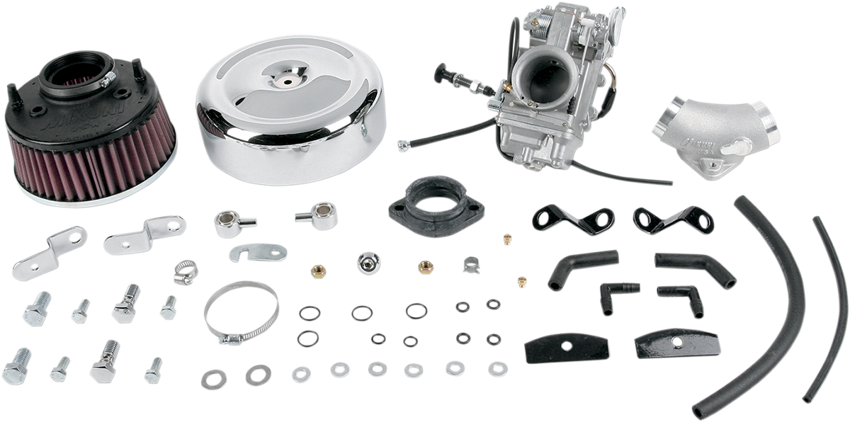 Smoothbore Carburetor Total Kit - HSR45 - Evolution Big Twin 1984 - 2000