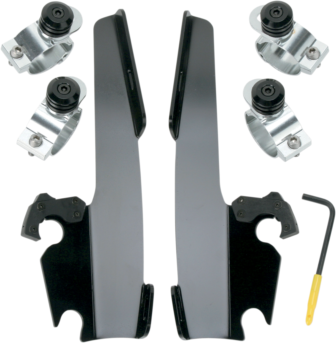 Fats/Slim Trigger Lock Mounting Kit - Narrow - Black 1973 - 2021