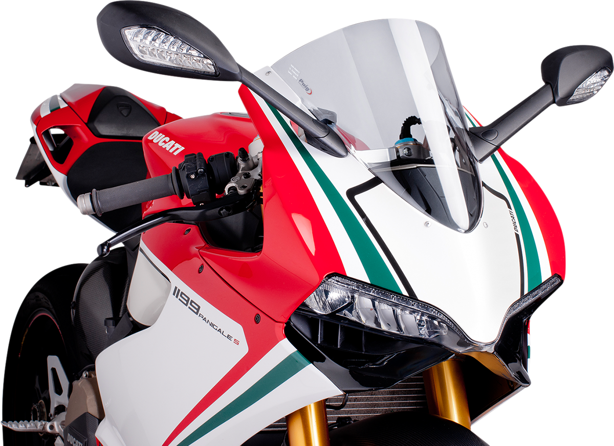 Race Windscreen - 15-3/4\" - Clear - Panigale 2012 - 2015