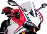 Race Windscreen - 15-3/4\" - Clear - Panigale 2012 - 2015