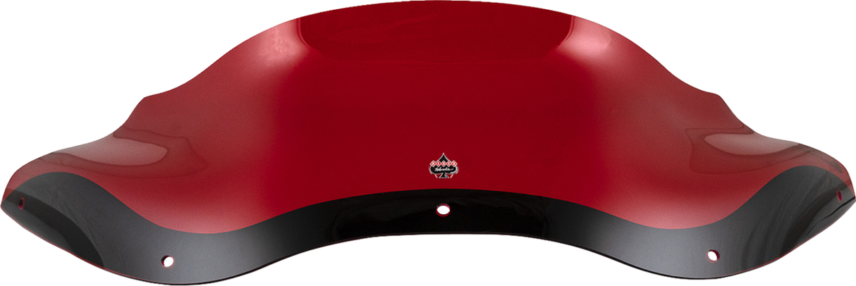 Kolor Flare™ Windshield - 8\" - Red - FLTR 1998 - 2013